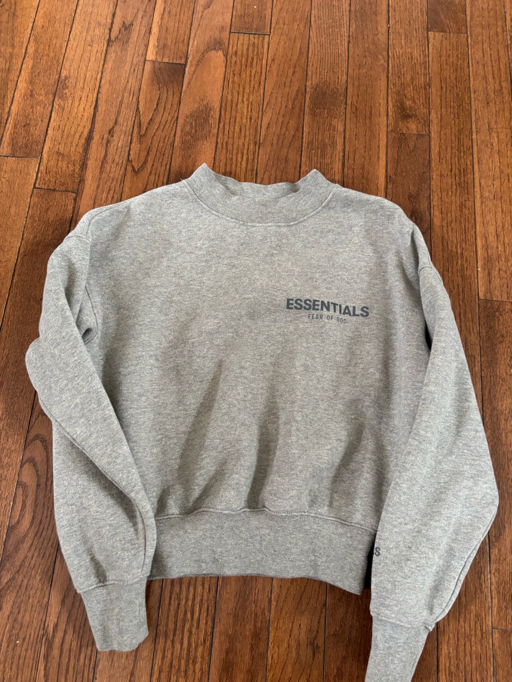 Fear of God ESSENTIALS kids Gray Crewneck Sweatshirt